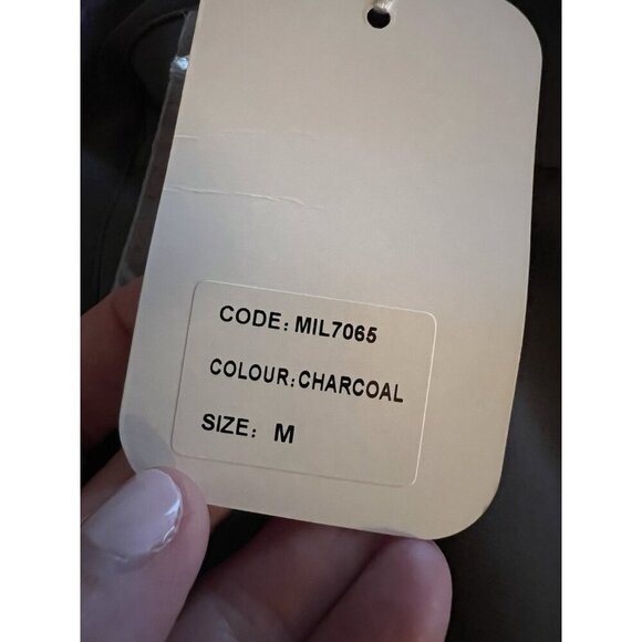 NEW Vintage Y2K Millau gray fringe sequin flowy tank mini dress M mobwife glam - Picture 10 of 12